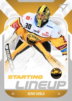 Denis Godla Litvinov Tipsport ELH 2022/23 SportZoo 2. serie Starting LINEUP #SL-73